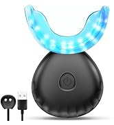 Teeth Whitening Light,10X More Powerful Blue Led Light Connected with USB, Non-Battery Teeth Whit...