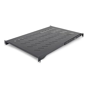 1U 4-Post Server Rack Shelf, Vented