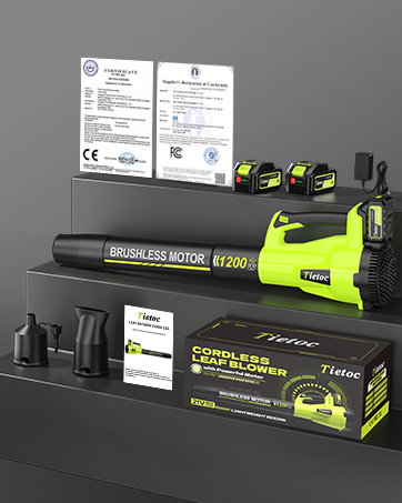 Tietoc Leaf Blower Cordless Brushless Electric Leaf Blower