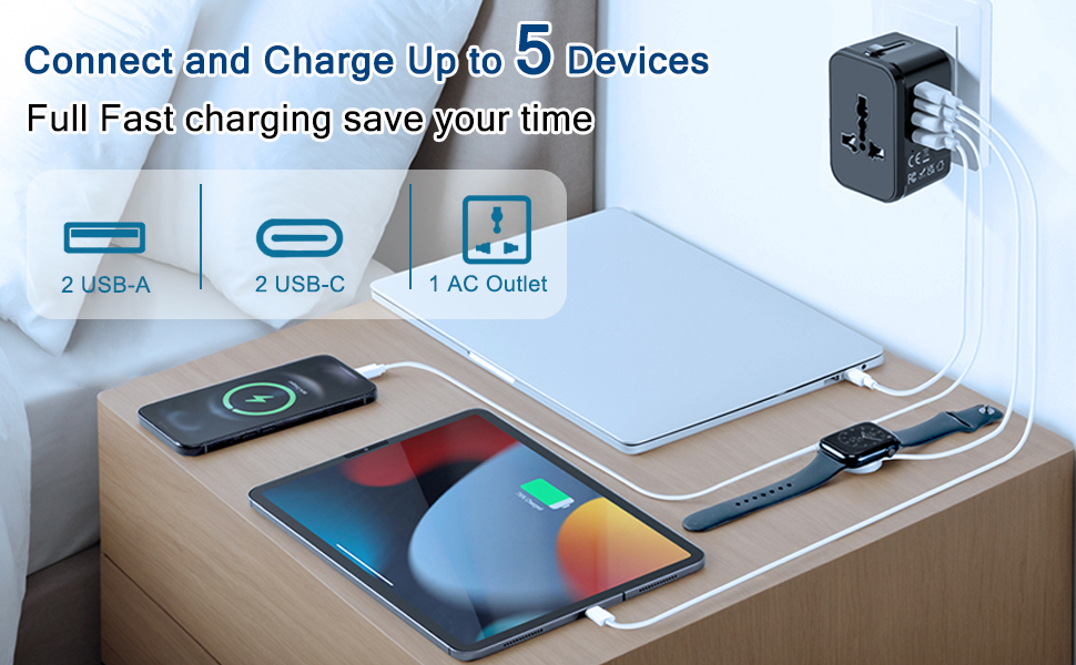 Universal Travel Adapter Worldwide