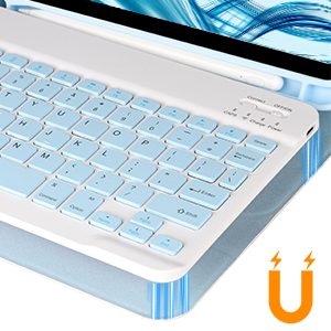 Magnetic Wireless Bluetooth Keyboard 