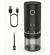 CEVING First Grind-While-Charging Rechargeable Coffee Grinder, 1.7X Faster Grinding with 38 Exter...