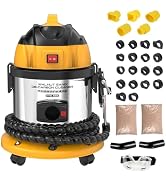 LUTIFIX Walnut Blaster, with 23 Pcs Adapters &amp; 2KG Walnut Blaster Kit for Carbon Cleaning, Automo...