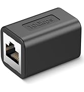 LEKVKM Ethernet Extender 10Gbps RJ45 Ethernet Coupler, in Line Coupler for cat8/Cat7/Cat6/Cat5e/C...