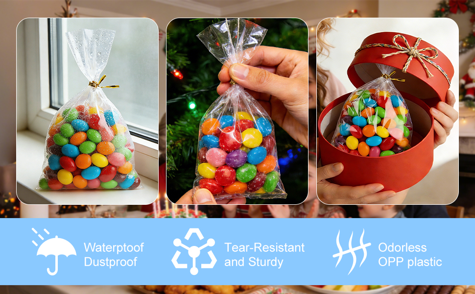 cellophane gift bags