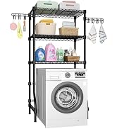Ulif U8 Laundry Room Storage Organizer, Over The Washer and Dryer Storage Shelves for Laundry Org...