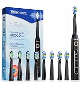 YUNCHI Electric Toothbrush for Adults, Battery Toothbrush, Rechargeable Sonic Electric Tooth Brus...
