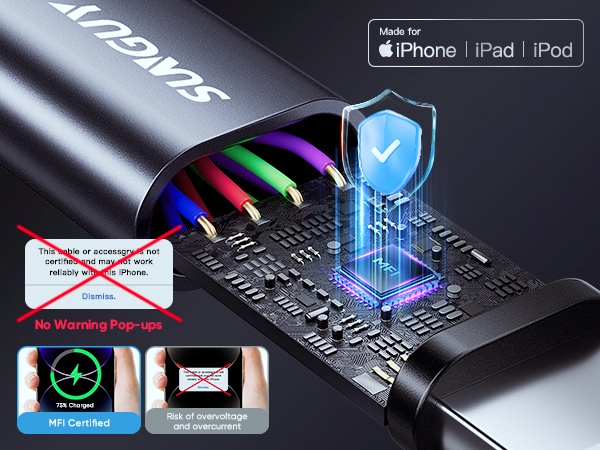 coiled lightning cable