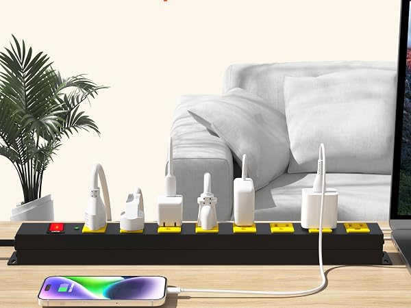 Wide Spaced Outlets