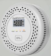 1-Pack Combination Smoke and Carbon Monoxide Detector with Display,Smoke Detector Carbon Monoxide...