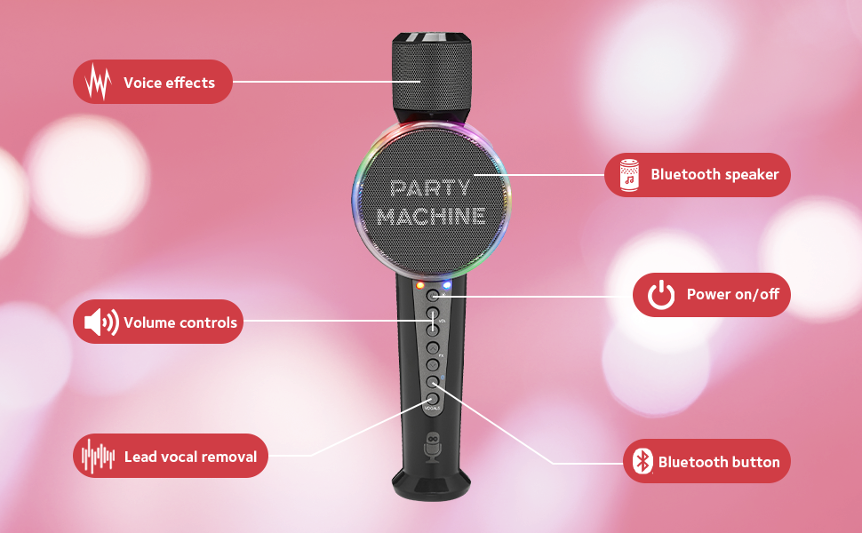 Classroom Home Hand Held Mics App Recording Microphone MC System Device Rechargeable Chargeable USB