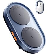 STARVIKY Dual Turntable Mouse Jiggler - Silent Mechanical Movement with Random Function, Efficien...