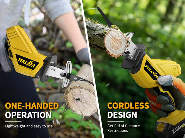 battery reciprocating saw