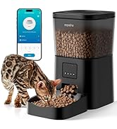 Automatic Cat Feeders WiFi: Cat Food Dispenser with App Control 2.4Ghz Wifi- Smart Timed Cat Feed...