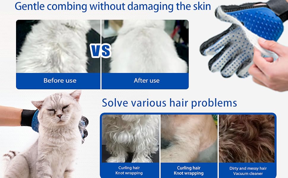 Pet massage palm brush