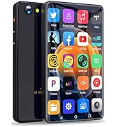 MYMAHDI 144GB MP3 Player with Bluetooth and WiFi,5" MP4 Player Built-in Camera and Speaker,Full T...