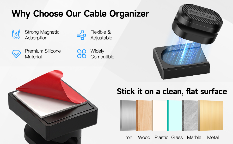 Multiple materials can be used