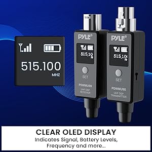 Multifunctional UHF Wireless XLR Adapter System,