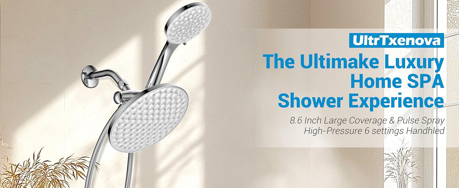 double shower head