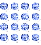 16 Pack Led Fairy Lights Battery Operated String Lights 10 Feet 30 LED Waterproof Twinkle Lights ...