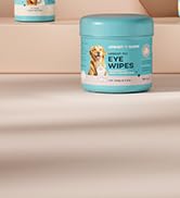 Uproot Clean Cat &amp; Dog Eye Wipes: Hypoallergenic Eye Wipes for Dogs (100ct.) - Gentle &amp; Cleansing...
