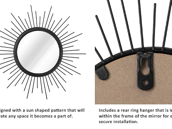 Round Art Wall Mirrors