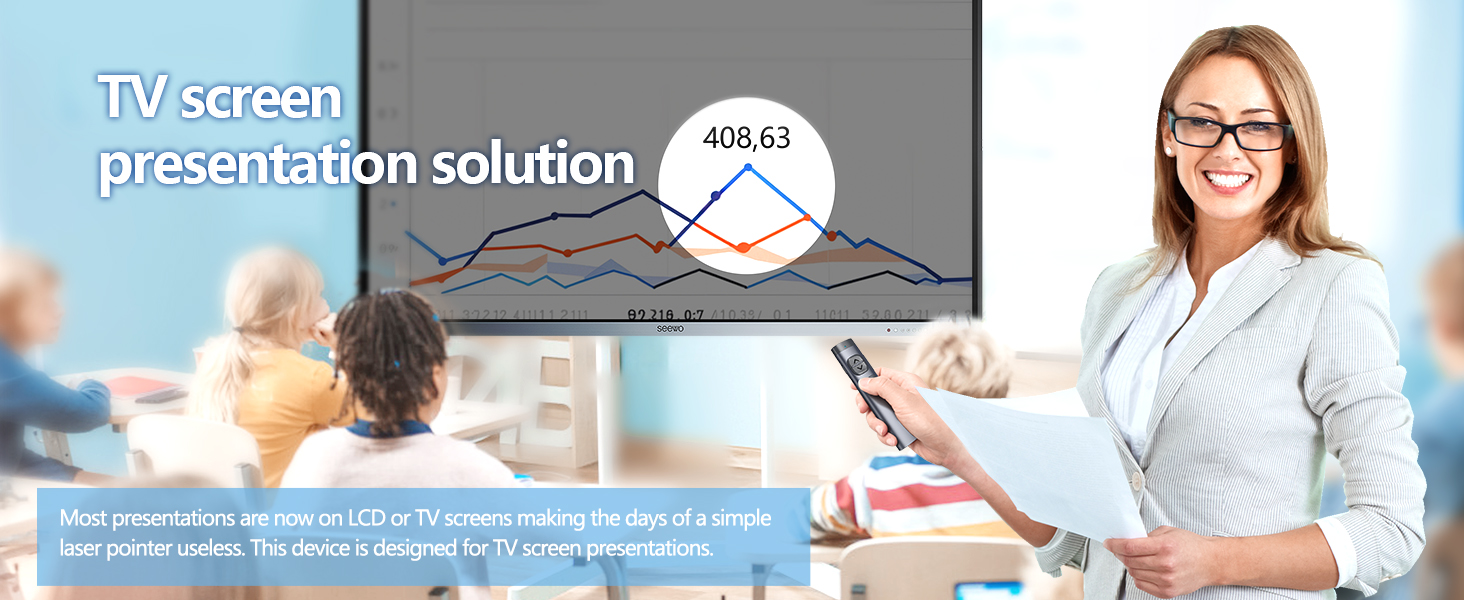 N97s Bluetooth Presentation Clicker for TV screens