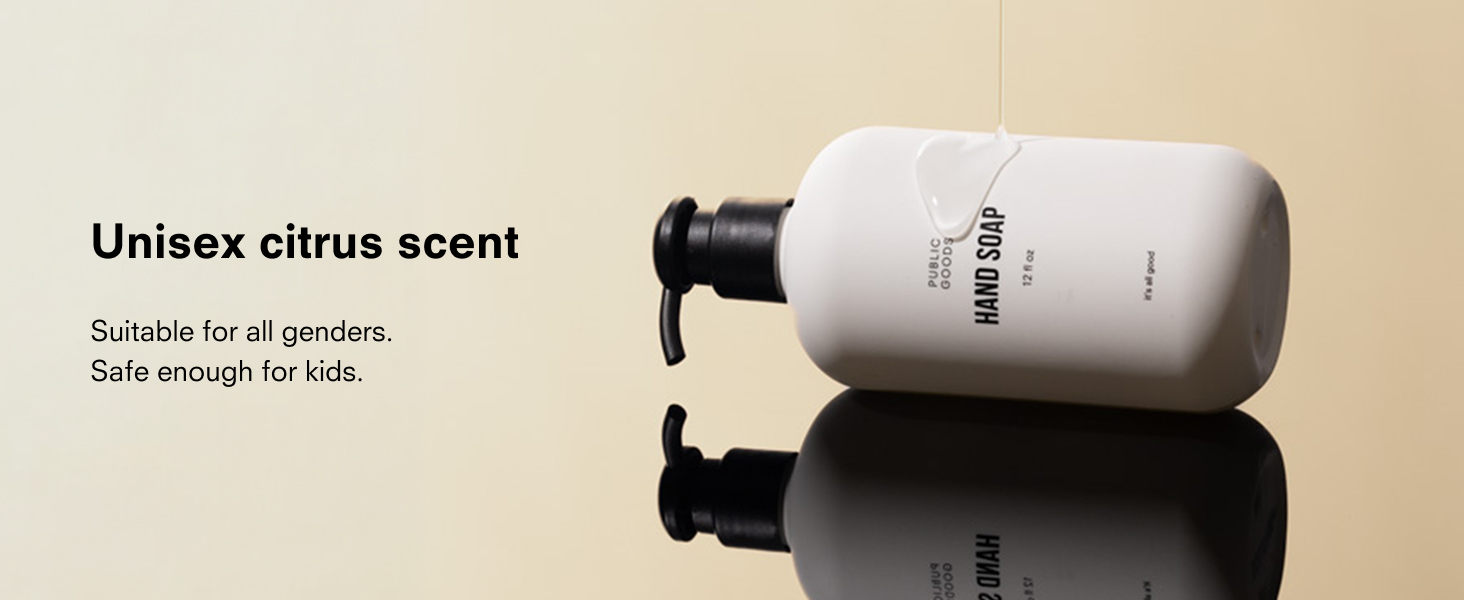 Unisex citrus scent
