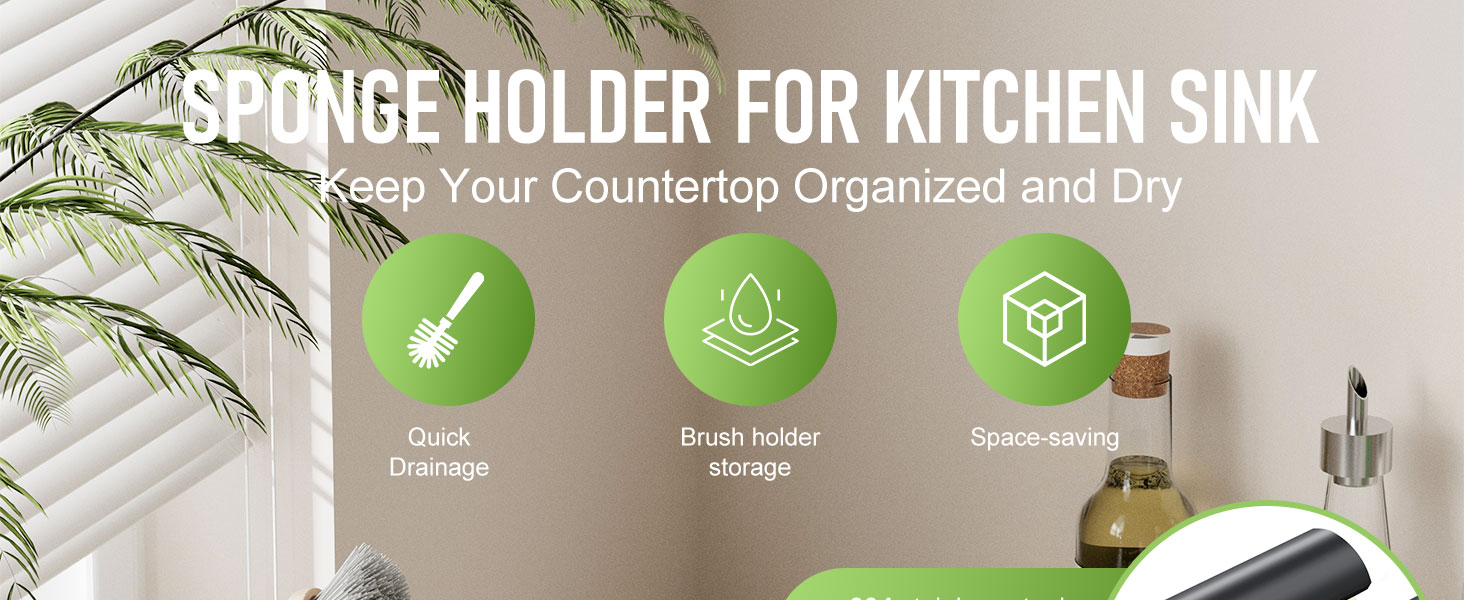 sponge holder for kitchen sink