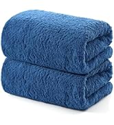 REDKISS 2 Piece Luxury Bath Towel Set - 31x62 inch Oversized Thick Bath Sheets, 100% Cotton, 900 ...