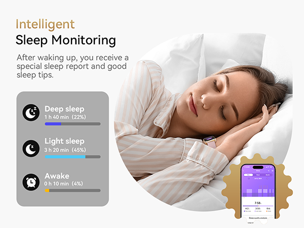 Health fitness tracker watch care for women's health