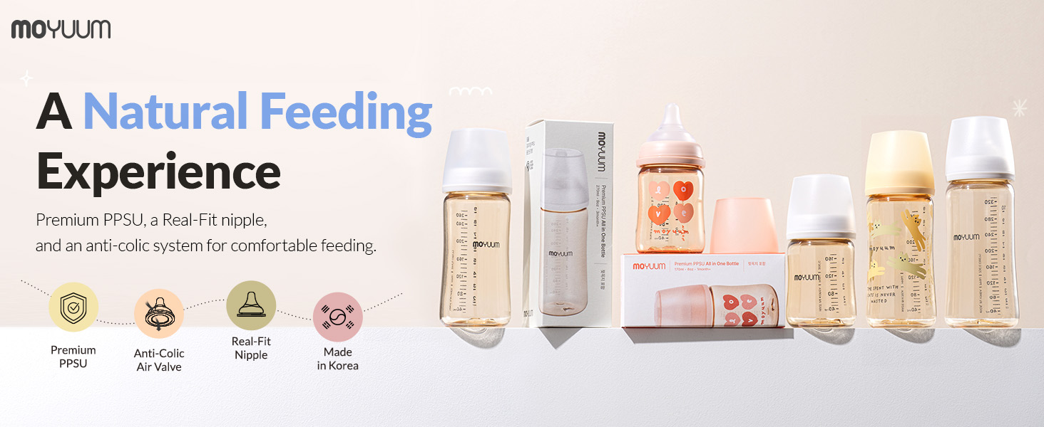 baby bottle silicone infant feed nipple anti colic premium ppsu comfortable natural