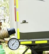 RVGUARD RV Water Pressure Regulator Valve, Brass Lead-Free Adjustable Water Pressure Reducer with...
