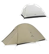 Naturehike Cloud-Up 2 Person Tent Lightweight Backpacking Tent with Footprint - Free Standing Ult...