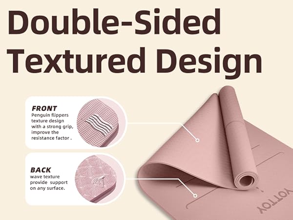 double side textured design