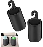 wipcowi 2 PCS Car Seat Back Headrest Cup Holders, Multi-functional Anti-spill Organizer for Cup &amp;...