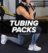 Serious Steel Resistance Tube Band Set Includes Handles, Door Anchor and Ankle Straps (100 lbs Se...