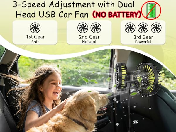 car fan for back seat