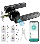 Zengtumy Fingerprint Door Lock, Door Locks for Bedrooms, Biometric Door Lock with Fingerprint/App...
