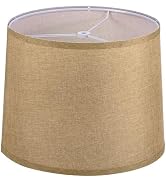 PATIKIL Lamp shades for Table Lamps 11.4" Top x 12.6" Bottom x 9.8" High Drum Lamp shades for Flo...