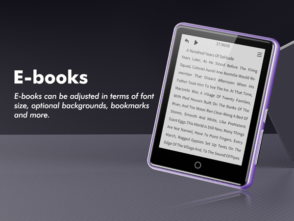 64GB MP3 Player with Bluetooth 5.3,FM Radio,Voice Recorder,Supports Up to 128GB