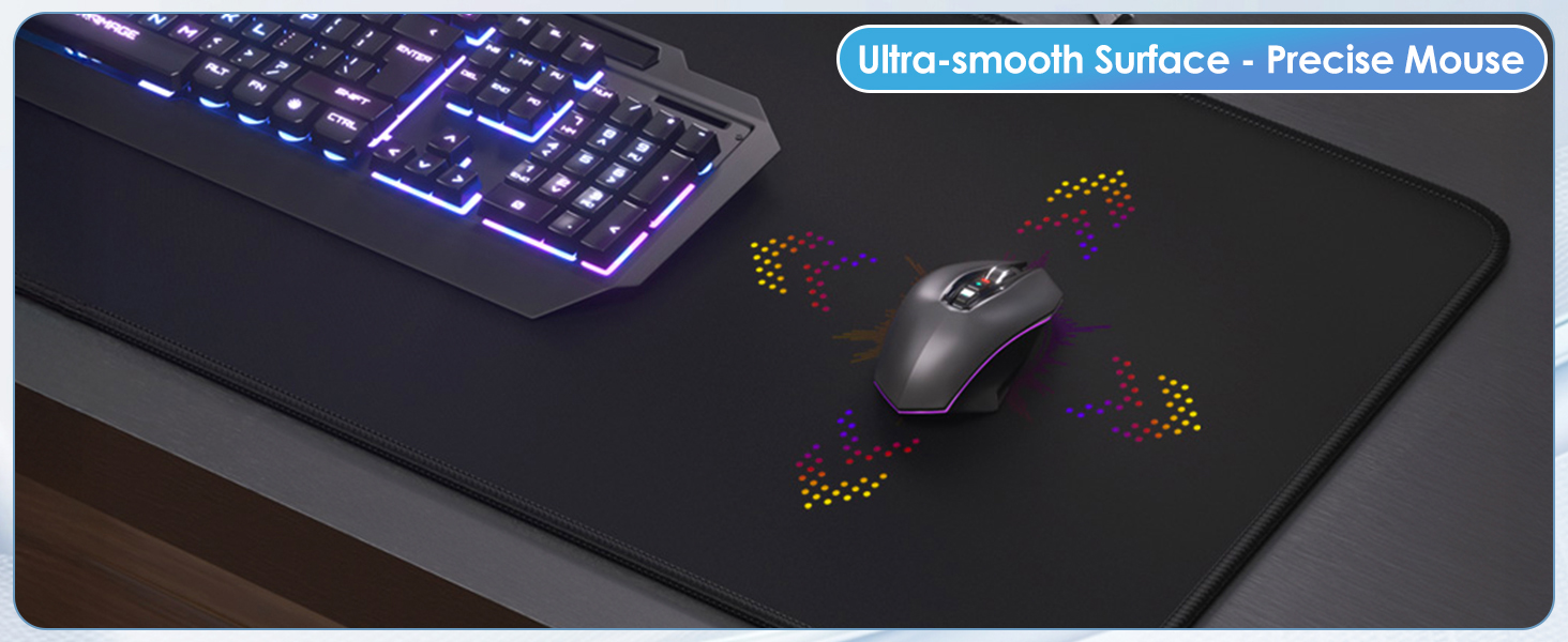 Gaming Mouse Pad with Ultra-smooth Surface