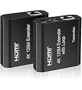 avedio links HDMI Extender Over Cat 5e/6/7, 4K@30Hz HDMI Ethernet Transmitter and Receiver Extend...