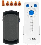 YukiHalu Universal Ceiling Fan Remote Control kit, Natural Wind Mode, 3 Fan Speed 4 Timing, Compa...