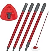 4-Section Spin Mop Handles, Mop Base for Ocedar EasyWring 1 Tank System, Mop Handle Mop Base Set ...