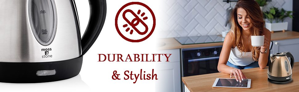 stylish electric tea kettle