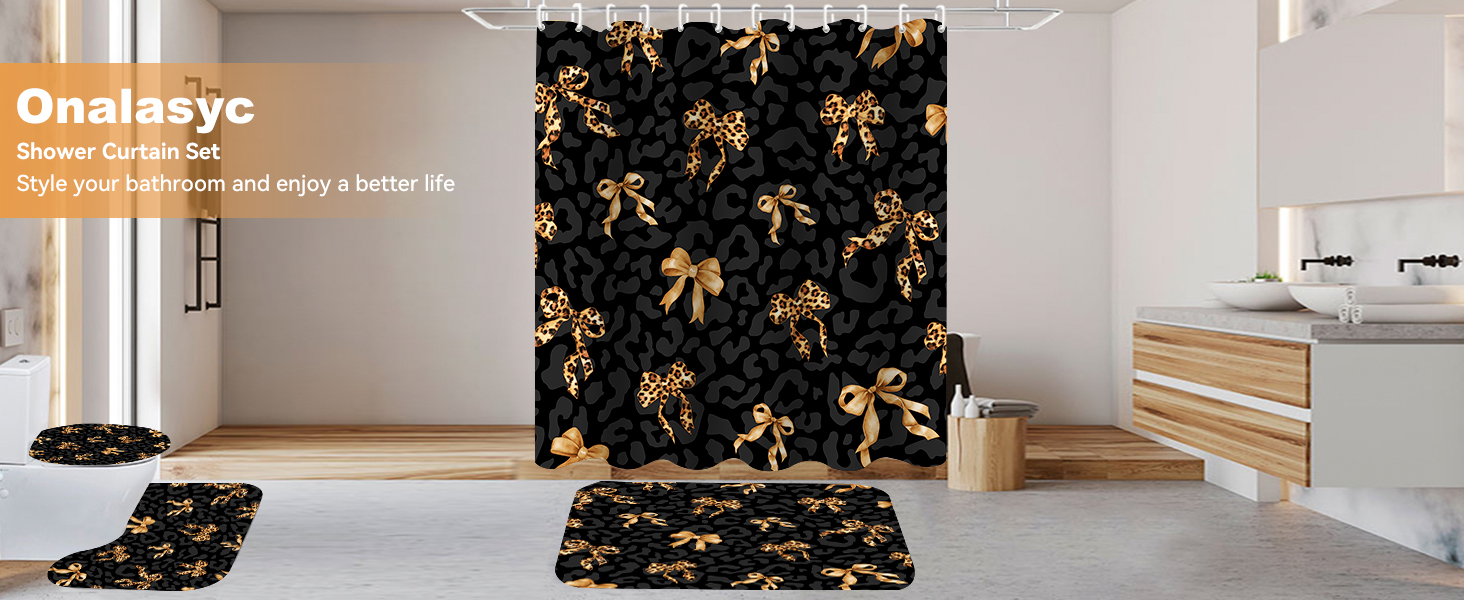 shower curtain set
