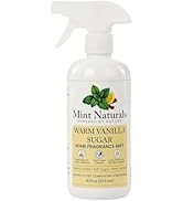 Mint Naturals Warm Vanilla Home Fragrance Mist – Cozy Vanilla Sugar Room Spray &amp; Odor Eliminator ...