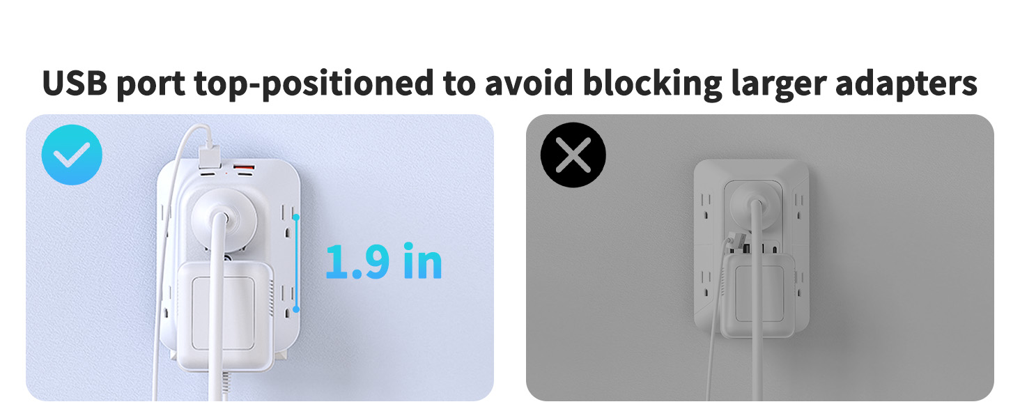 multi plug wall outlet