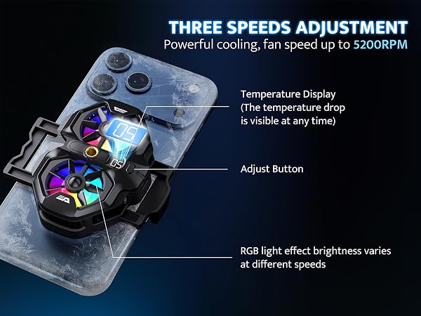 THREE SPEEDS ADJUSTMENT